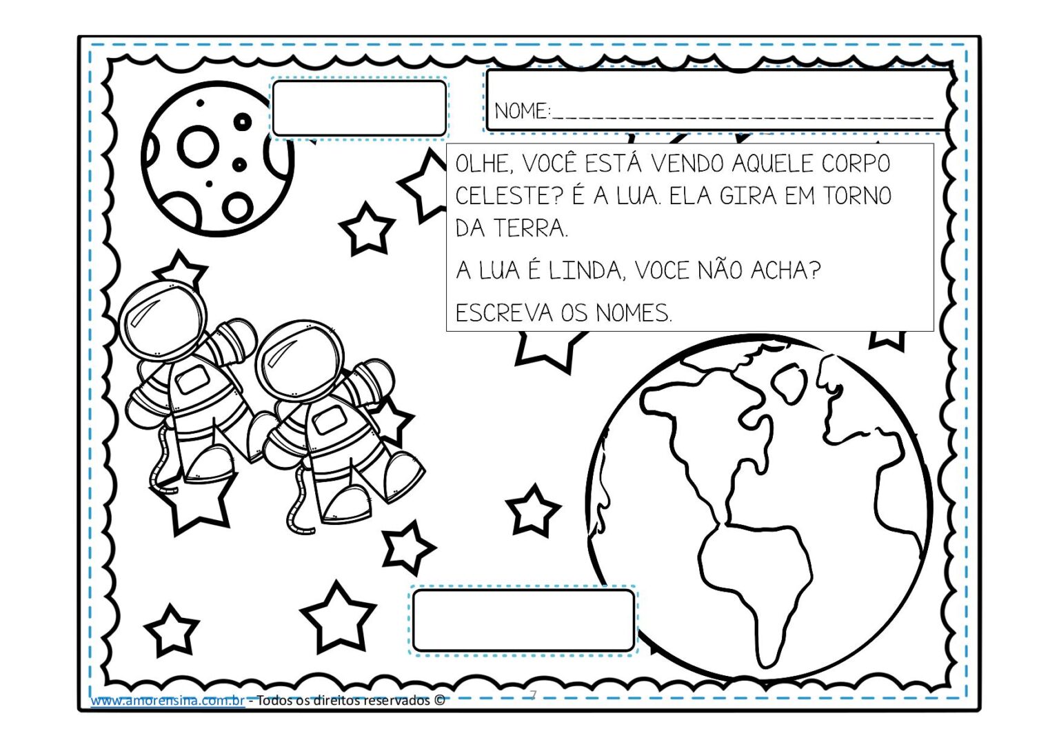 Atividades: O País, O Planeta E O Sistema Solar – 1º/2º Ano - Loja Amor ...