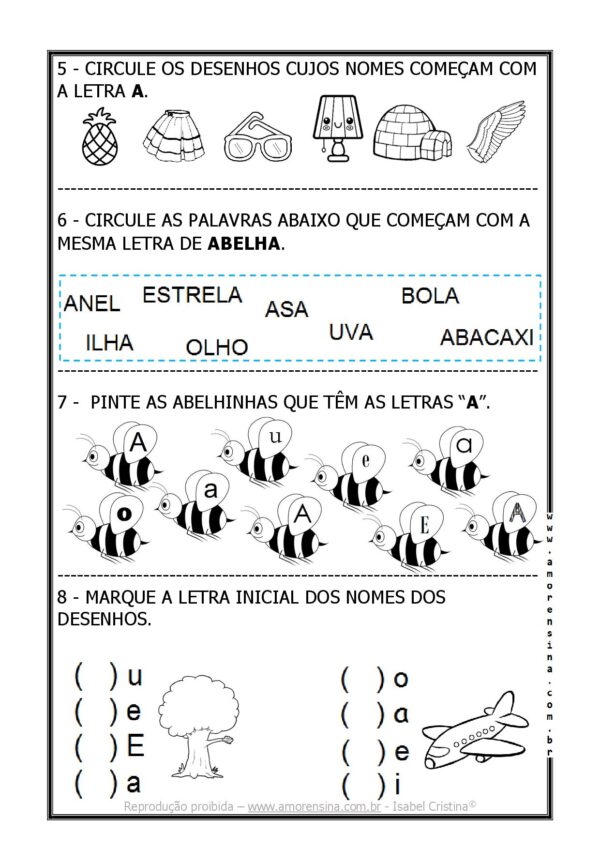 UMA QUADRINHA PARA CADA LETRA – UMA FORMA GOSTOSA DE APRENDER! – ALFABETIZAÇÃO - Image 3