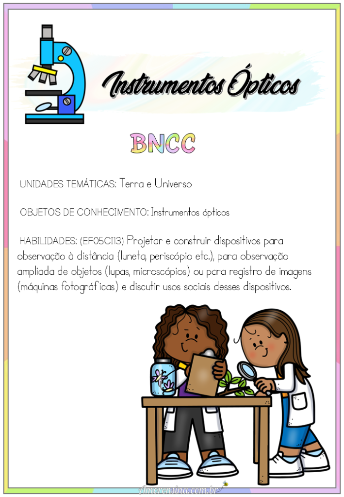 Instrumentos ópticos 5º ano